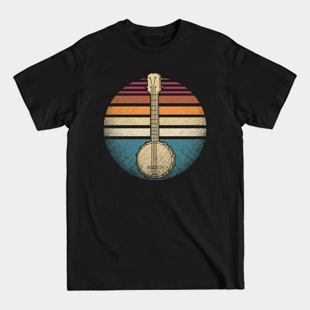 Banjo Player Retro - Banjo - T-Shirt Designed & Sold By Taryn Kersey